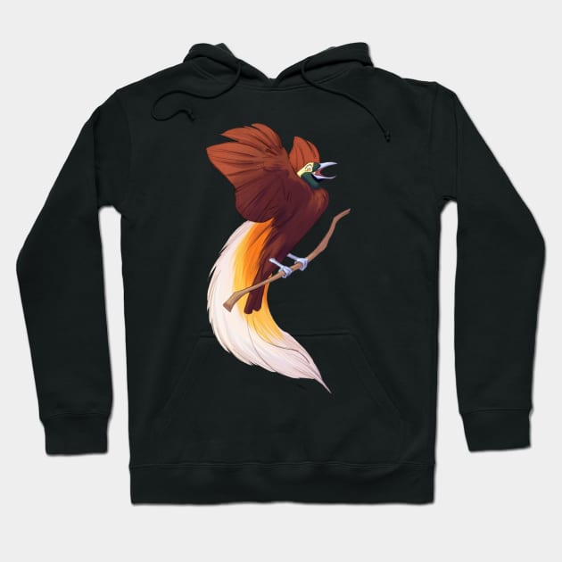 Lesser bird-of-paradise Hoodie by PaulaBS